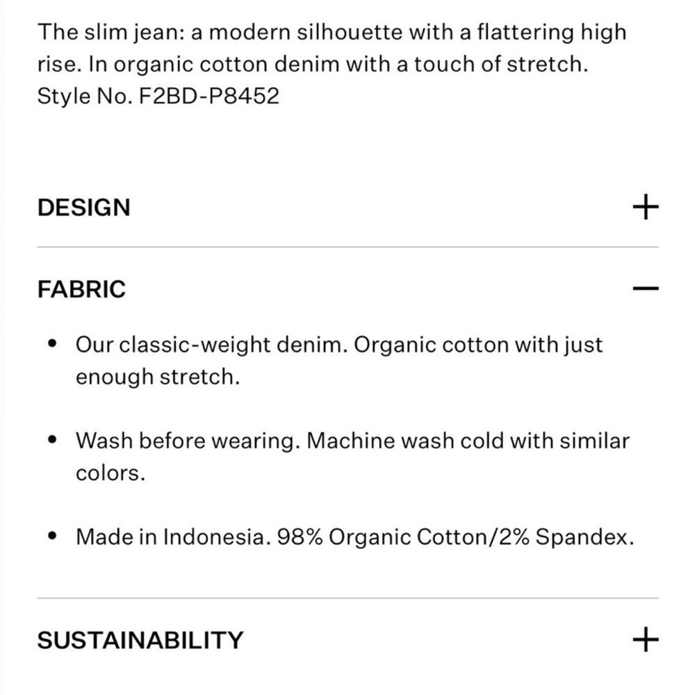 Eileen Fisher Organic Cotton Stretch High Waisted Jeans Carbon Grey - Picture 11 of 14